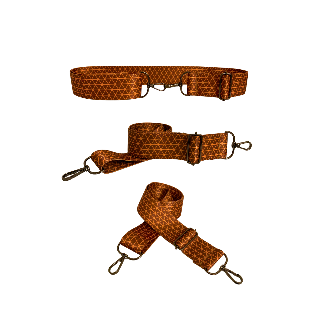 Marrom Triângulos — Detalhe · 391 A03B